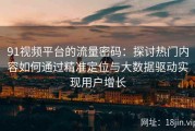 91视频平台的流量密码：探讨热门内容如何通过精准定位与大数据驱动实现用户增长