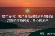楼市秘闻：地产界隐藏的黑料如何悄然影响市场风云，黑心房地产