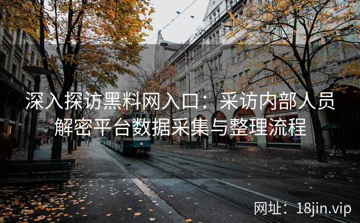 深入探访黑料网入口：采访内部人员解密平台数据采集与整理流程